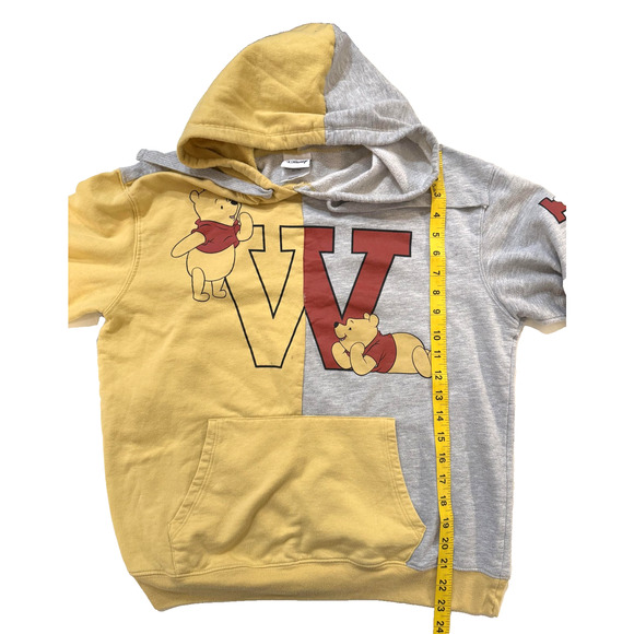 Disney Winnie The Pooh Hoodie Youth Large 11/13 Pullover Cartoon Bear Y2K Rare - Picture 6 of 7